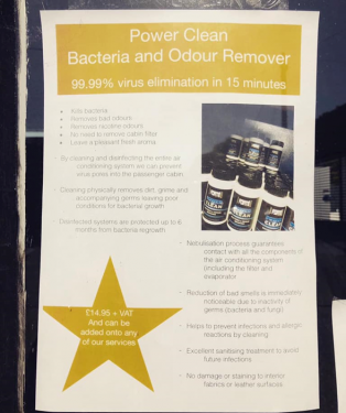 Click Here To Enlarge This Photo Of Power Clean Bacteria & Odour Remover 